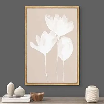 Zenobia Framed Canvas Print Wall Art for Tranquil Decor