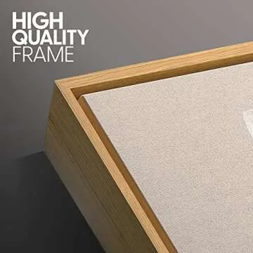 Zenobia Framed Canvas Print Wall Art for Tranquil Decor