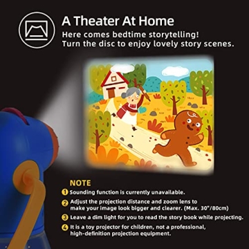 MiDeer Light Projector for Kids with 12 Classic Story Reels