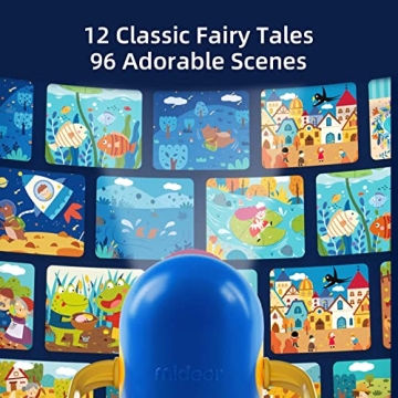 MiDeer Light Projector for Kids with 12 Classic Story Reels