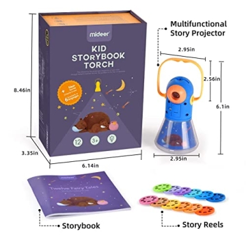 MiDeer Light Projector for Kids with 12 Classic Story Reels