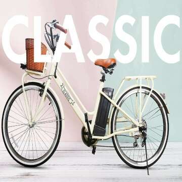 NAKTO 26" 350W Electric Bike for Adults - Commuting