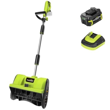 SnapFresh 20V Snow Shovel Cordless, Lightweight with Adjustable Handle for Efficient Snow Clearing