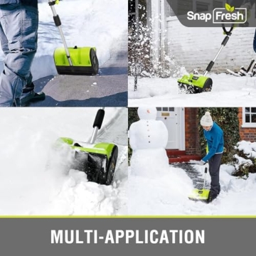SnapFresh Cordless Snow Shovel: Effortless Snow Clearing