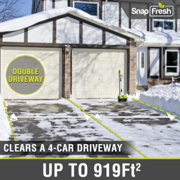 SnapFresh Cordless Snow Shovel: Effortless Snow Clearing