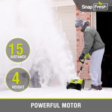SnapFresh Cordless Snow Shovel: Effortless Snow Clearing