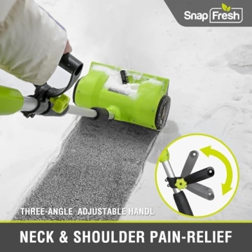 SnapFresh Cordless Snow Shovel: Effortless Snow Clearing