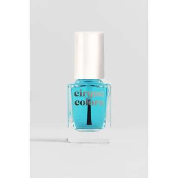 Cirque Colors Get Ready Base Coat & Looking Glass Top Coat - 0.37 Fl Oz (11 mL) Vegan, Cruelty-Free, Non-Toxic Formula Nail Care…