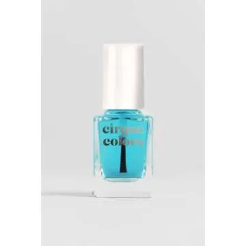 Cirque Colors Get Ready Base Coat & Looking Glass Top Coat - 0.37 Fl Oz (11 mL) Vegan, Cruelty-Free, Non-Toxic Formula Nail Care…