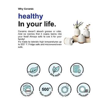 Small Boho Vase for Decor,Rustic Farmhouse Vase for Pampas Grass,Eucalyptus Set and Tiny Stem Flowers,Ceramic Vases for Centerpieces, 5.3 Inch Vintage Vase,Wave-Arctic White