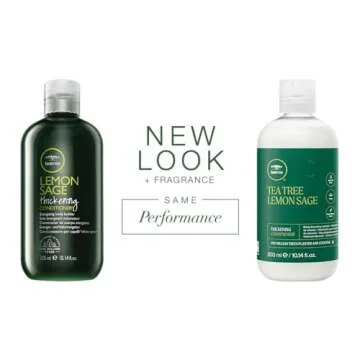 Tea Tree Lemon Sage Thickening Conditioner, Builds Body + Boosts Volume, For Fine Hair, 10.14 fl. oz...