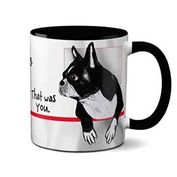 Farting Boston Terriers Mug - 11oz Fun Coffee Cup