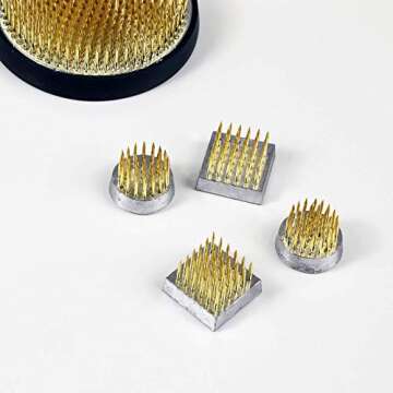 Wazakura 4PCS Mini Ikebana Kenzan Japanese Flower Holder, Made in Japan, Floral Arranging Pin Frog, ...