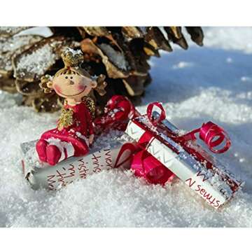 AINOLWAY Instant Snow Fake Snow Powder Add Water Makes 5 Gallons, Artificial Snow for Cloud Slime (Makes 5 Gallons)