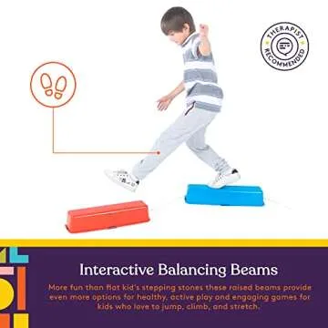 Interactive Stepping Stones Balance Beams for Active Play