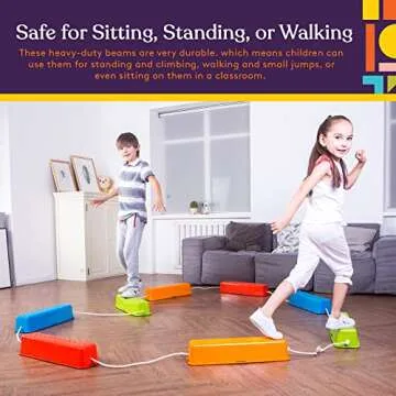 Interactive Stepping Stones Balance Beams for Active Play