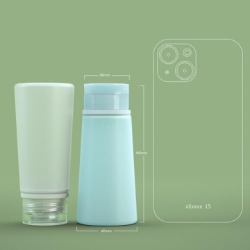 Valourgo Travel Bottles - Leak-Proof, TSA Approved & Stylish