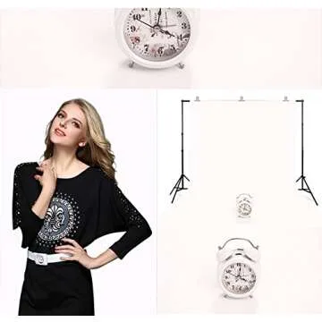 Buy LYLYCTY 5x7ft Photography Background Solid White Backdrop