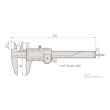 Mitutoyo 500-196-30 Digital Caliper for Accurate Measuring