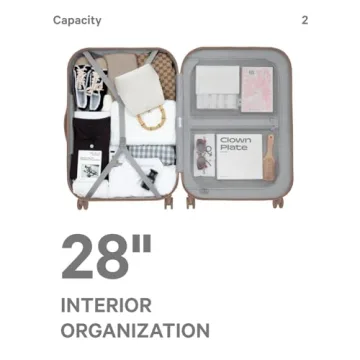 artrips 28 Inch Lightweight Travel Luggage with TSA Lock