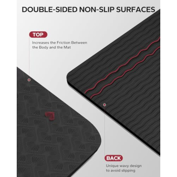 HAPBEAR Extra Large Non-Slip Eco-Friendly Yoga Mat