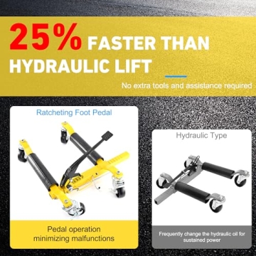 Heavy-Duty DEDC Wheel Dolly for Easy Vehicle Transport