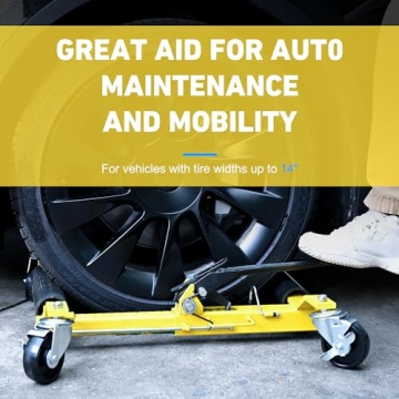 Heavy-Duty DEDC Wheel Dolly for Easy Vehicle Transport