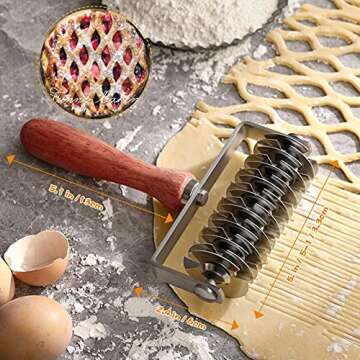 Stainless Steel Lattice Cutter for Perfect Pastry Designs