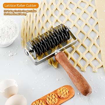 Stainless Steel Lattice Cutter for Perfect Pastry Designs