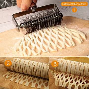 Stainless Steel Lattice Cutter for Perfect Pastry Designs