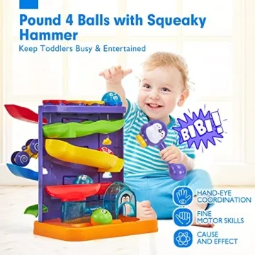 Hahaland 2-in-1 Toddler Learning Toy for Ages 1-3
