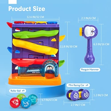 Hahaland 2-in-1 Toddler Learning Toy for Ages 1-3