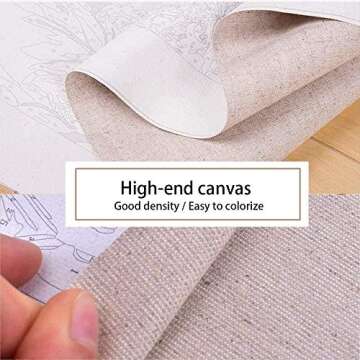 Pink Picasso Zealous Zinnias Paint by Numbers Kit 16x20