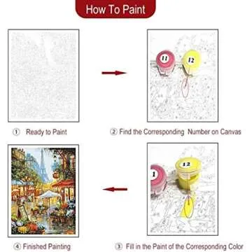 Pink Picasso Zealous Zinnias Paint by Numbers Kit 16x20