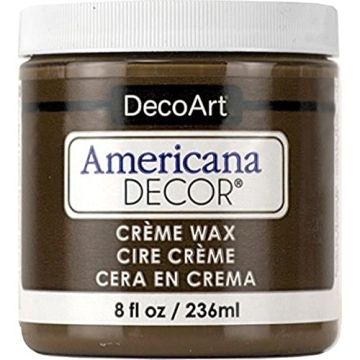 Deco Art Americana Decor Creme Wax, 8 Fl. Oz, Deep Brown