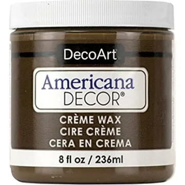 Deco Art Americana Decor Creme Wax, 8 Fl. Oz, Deep Brown