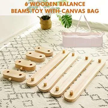 Wooden Wobble Balance Board Waldorf Toys Balance Board Kid Yoga Board Wooden Rocker Board 35 Inch Kid Size