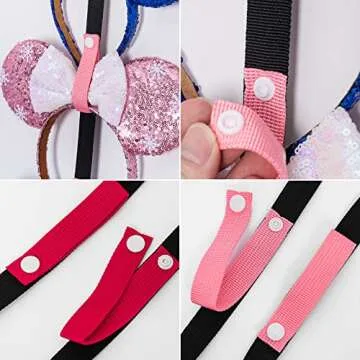 Gocasmus Mouse Ears Headband Holder - 3 Pcs Organizer