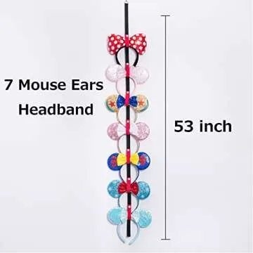 Gocasmus Mouse Ears Headband Holder - 3 Pcs Organizer