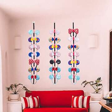 Gocasmus Mouse Ears Headband Holder - 3 Pcs Organizer