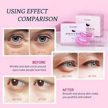 PEAUAMIE Under Eye Patches for Dark Circles and Puffiness