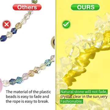 BEACE Natural Gemstone Phone Charm - Stylish Women's Accessory