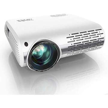 YABER Y30 Native 1080P Projector 15000L Brightness Full HD Video Projector 1920 x 1080, ±50° 4D Ke...