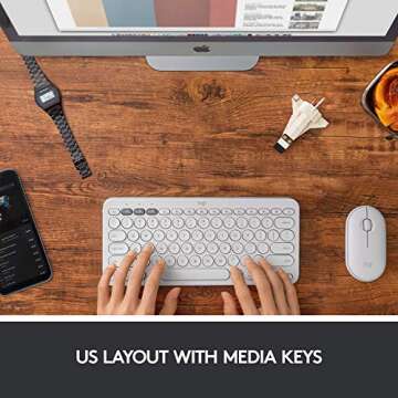 Logitech K380 Wireless Bluetooth Keyboard for Mac - Slim and Versatile