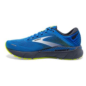 Brooks Men's Adrenaline GTS 22 Supportive Running Shoe - Blue/India Ink/Nightlife - 10 Medium