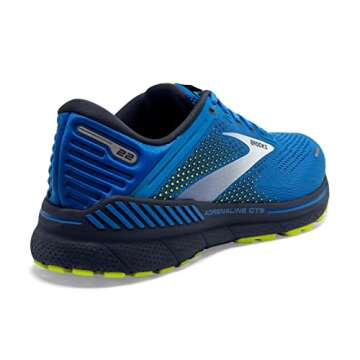 Brooks Men's Adrenaline GTS 22 Supportive Running Shoe - Blue/India Ink/Nightlife - 10 Medium