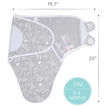 Peanutshell Baby Swaddle Blankets Set for Infants 0-6 Months