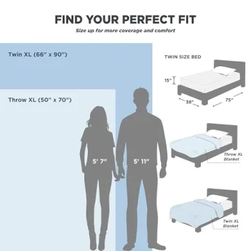 Bedsure Cotton Blanket: Soft & Lightweight Waffle Weave