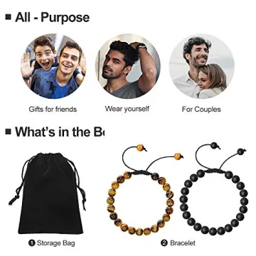 M MOOHAM Adjustable Mens Bracelet Gifts for Him