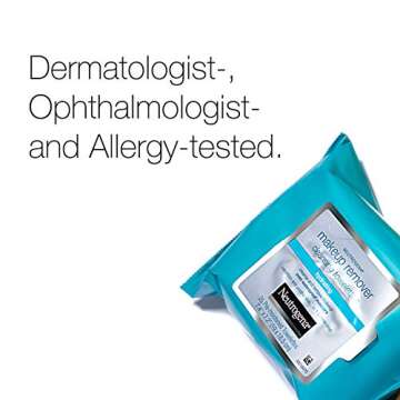 Neutrogena Hydrating Makeup Remover Face Wipes, Pre-Moistening Facial Cleansing Towelettes to Condition Skin & Remove Dirt, Oil, Makeup & Waterproof Mascara, Alcohol-Free, Value Pack 25 ct